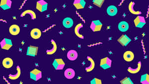 Retro Pop Pattern Background Wallpaper