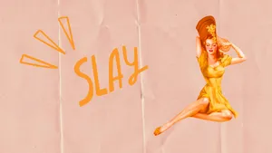 Retro Slay Artwork Wallpaper