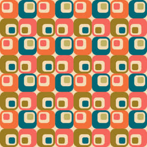 Retro Squares Pattern Background Wallpaper