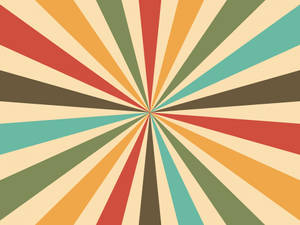 Retro Strips Color Background Wallpaper