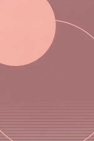 Retro Sunrise Abstract Art Wallpaper