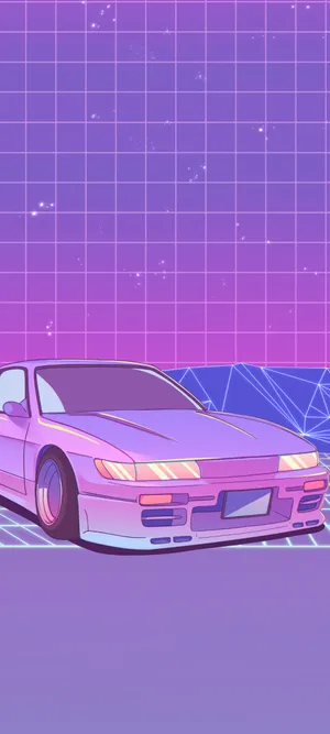 Retro Synthwave J D M Car P F P Wallpaper