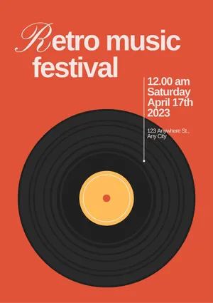 Retro Vibe: Vintage Record Player Spinning Golden Vinyl. Wallpaper