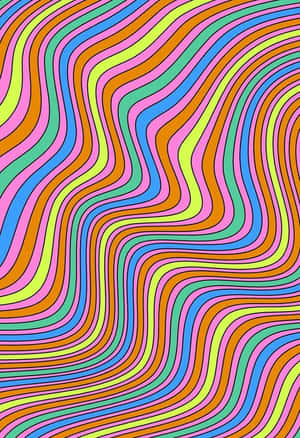 Retro Wavy Colorful Pattern.jpg Wallpaper
