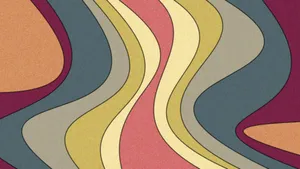 Retro_ Wavy_ Pattern_ Aesthetic.jpg Wallpaper