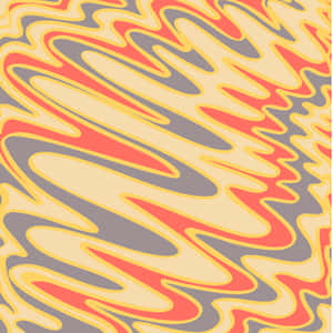 Retro Wavy Pattern Background Wallpaper