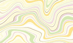 Retro Wavy Pattern Background Wallpaper