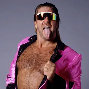 Retro Wrestlerin Pink Jacket Wallpaper