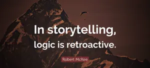 Retroactive Logic Quote Graphics Wallpaper