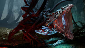 Returnal Alien Creature Encounter Wallpaper