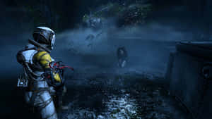 Returnal Atmospheric Alien Encounter Wallpaper