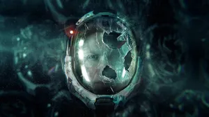 Returnal Helmet Damage Wallpaper