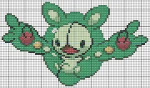 Reuniclus Grid Art Wallpaper