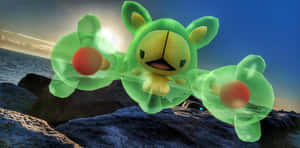 Reuniclus Sunrise Scenery Wallpaper