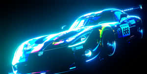 Rev Up The Speed And Style With Cool Neon Cars Wallpaper