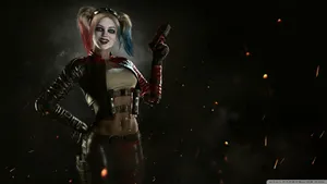 Revamped For Injustice 2, Harley Quinn Brings Her Classic Chaos Back To The Screen. Wallpaper