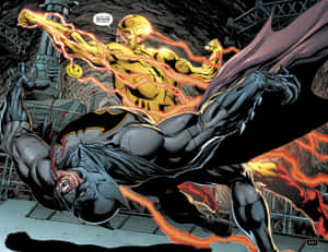 Reverse Flash Dominates Batman Wallpaper