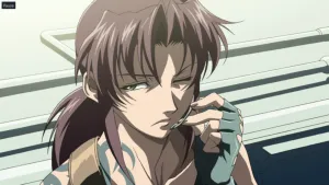 Revy Holding Microphone Black Lagoon Wallpaper