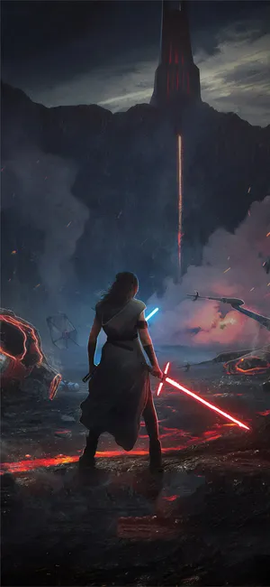 Rey, A Dynamic Force Of Nature Wallpaper
