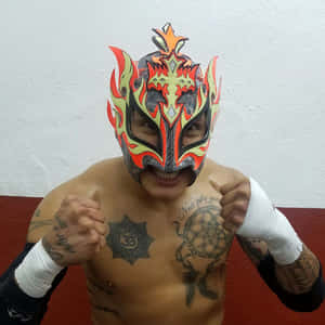Rey Fenix Backstage Photo Wallpaper