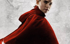 Rey In Cape The Last Jedi Star Wars Wallpaper