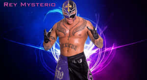 Rey_ Mysterio_ Wrestler_ Pose Wallpaper