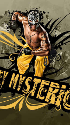 Rey_ Mysterio_ Wrestling_ Pose Wallpaper