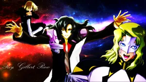 Rey Za Burrel In Action - Gundam Series Wallpaper