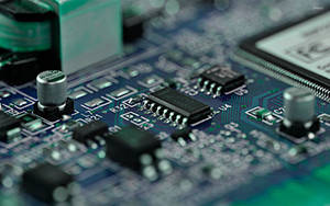 Rfid Chip Circuit Board Wallpaper