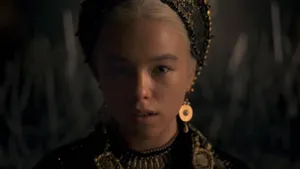 Rhaenyra Targaryen Close-up With Earrings Wallpaper