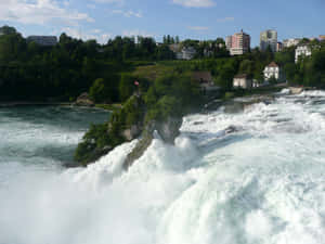 Rhine Falls Schaffhausen Switzerland Wallpaper