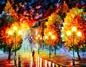 Rhythmic Colorful Visual Art Wallpaper