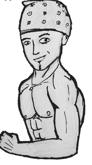 Ricardo Milos Thin Line Drawing Wallpaper