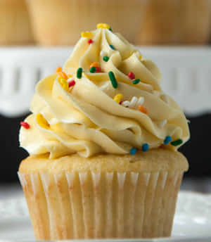 Rich And Creamy Buttercream Perfect For Cupcakes, Cakes, And Other Sweet Treats. Wallpaper