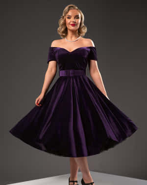 Rich And Inviting, Experience The Luxury Of Purple Velvet Wallpaper