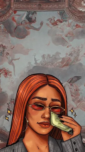 Rich Baddie Girl Wallpaper