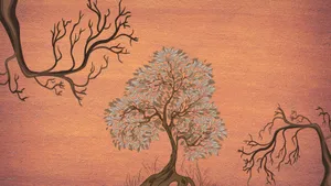 Rich Dark Brown Textured Background Wallpaper