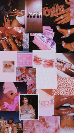 Rich Girl Aesthetic Collage Wallpaper