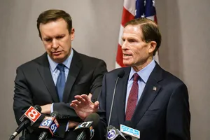 Richard Blumenthal Addressing The Crowd Wallpaper