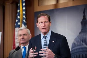 Richard Blumenthal Addressing The Public Wallpaper