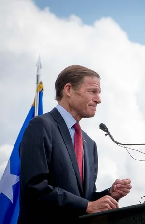 Richard Blumenthal Beneath The Cloudy Blue Sky Wallpaper