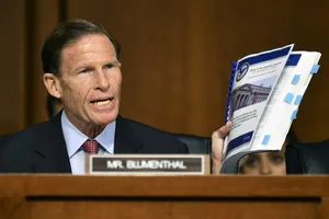 Richard Blumenthal Holding A Book Wallpaper