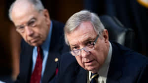 Richard Durbin In Conversation With Charles Ernest Grassley Wallpaper