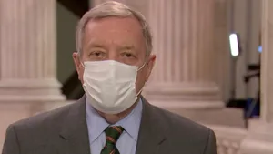 Richard Durbin Wearing Face Mask Wallpaper