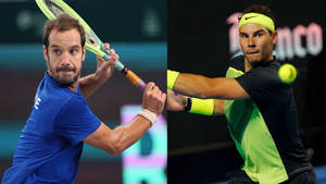 Richard Gasquet And Rafael Nadal Wallpaper