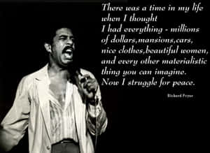 Richard Pryor, The Pioneer Of Standup Comedy Wallpaper