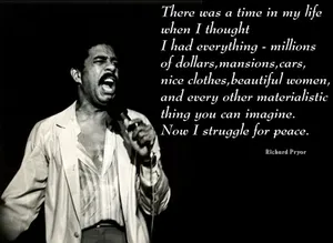 Richard Pryor, The Pioneer Of Standup Comedy Wallpaper