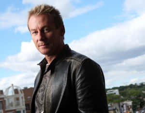 Richard Roxburgh Leather Jacket Wallpaper