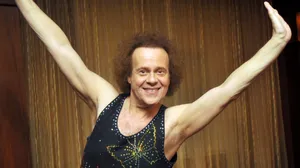 Richard_ Simmons_ Joyful_ Pose Wallpaper