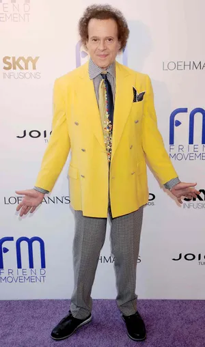 Richard Simmons Yellow Blazer Event Wallpaper